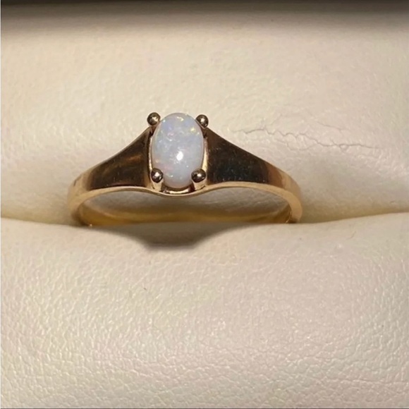 GOLD Opal vintage ring - Picture 1 of 6